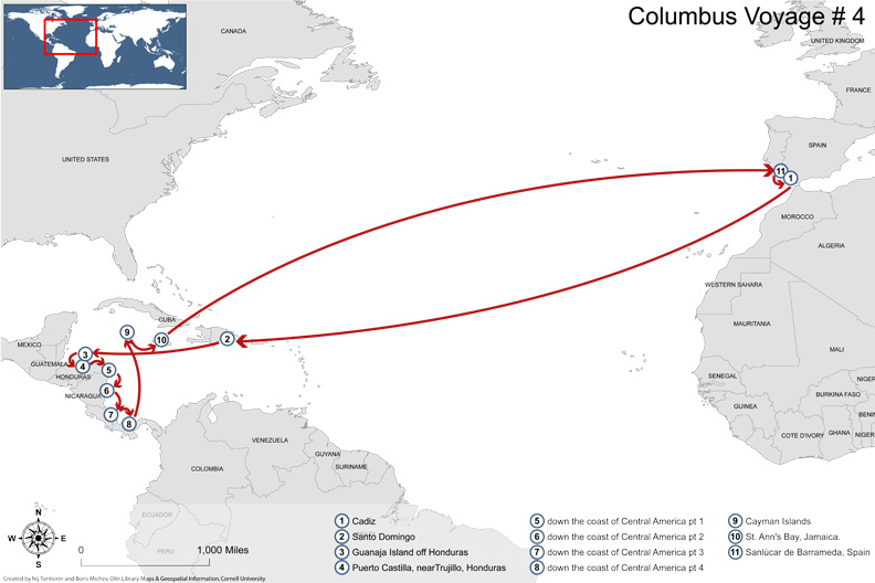 Columbus His Voyages – & Uris